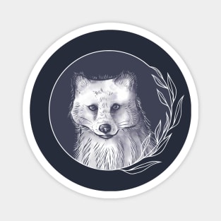 Arctic Fox (Light) Magnet